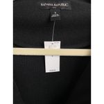Banana Republic NWT ‎ Black Stand Collar Zip Front Jacket Coat Women's Small $130 Photo 2