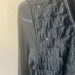 Dress Barn Black Sequin detailed Blouse large Photo 4