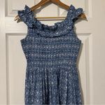 Gal Meets Glam  Tessa Blue Floral Dress size 4 / small Photo 4