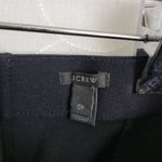 J.Crew Womens Pants Size 0R Black Slim Fit Exposed Zip Trouser Photo 3