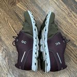 on cloud  Purple Green Tennis Shoes Photo 5