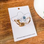 adri's Mini Gold Half Hoops Photo 0