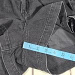 American Eagle  Outfitters High Waisted Denim Shorts Black Paper Bag Waist Size 6 Photo 8