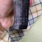 ZARA  Plaid Button Flannel Shirt Relaxed Fit‎ Cottagecore Coastal Granddaughter M Photo 7