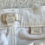 J Crew Super Skinny Jeans Womens Sz 26/28 White Stretch Denim Straight Mid Rise Photo 3