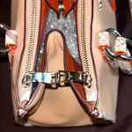 Coach  Tan and Snakeskin Structured Leather Satchel/Crossbody and Dustbag Photo 9