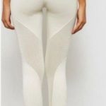 Nike  PRO Warm Dri Fit Fleece Lined 7/8 Gold Cream Athletic Leggings Photo 65