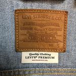 Levi Strauss & Co Light Wash Denim Button Photo 5
