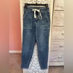 Judy Blue Payton drawstring denim Joggers in Med wash effortlessly chic comfy 0 Photo 3