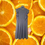 YATHOM Black Dress with Cute Front‎ Ruffle Size XL Photo 4