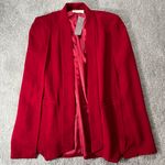 NEW red cape blazer size Medium Photo 0
