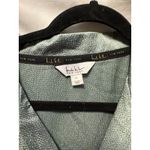 Nicole Miller NWT  Hammered Satin Pajama Set Pants Size XL In Mineral Jade Woman Photo 2