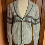 Vintage 70s striped grandpa cardigan Size XL Photo 4