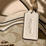 Coach  Heart Bag Signature Canvas Print Photo 2