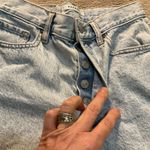 PacSun Shorts Button Front Size 4" Inseam Light Wash Size 25 Womens Photo 5