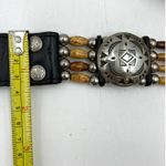 Handmade Western Conch Leather Belt 38 Photo 5