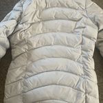 Lands' End grey Puffer heavy coat woman’s size XL no hood winter Photo 10
