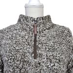 Weatherproof Original Vintage Faux Fur Sherpa Quarter Zip Pullover Size Large Photo 5