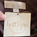 Britt Ryan Britt‎ Ryan one shoulder brown bow dress 4 NWT! Photo 7