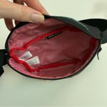Herschel Supply Company Herschel Belt Bag Fanny Pack Floral Flower Striped Lining Travel Black Red Photo 10