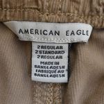 American Eagle  Womens 2 Khaki High Waist Baggy Pant Photo 8