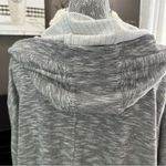 Free People  Gray Zip Hoodie Size L Photo 7