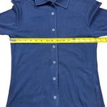 Lingua Franca Navy Blue Women's Shirt S Collared Button Photo 2