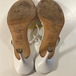 Jimmy Choo  Heels White and Yellow Y2K Vintage Stilettos *heel tips need replaced Photo 5