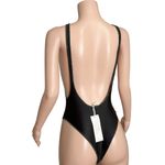 SEASHELL ITALIA Carol One Piece Swimsuit, Black, Small Black Photo 6