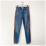 joe's jeans Joe’s Charlie High Rise Skinny Ankle Jeans Cobra Side Stripe Jaylyn Wash Size 28 Photo 2