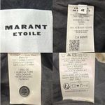 Isabel Marant Etoile Sabba Strappy Bandana Print Midi Dress Black Ochre Size 10 Photo 12