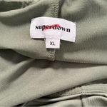 superdown Skirt Olive Green Marie High Low Midi Skirt Sz XL EUC Revolve Brand Photo 13