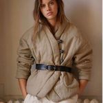 Ba&sh Paris 100% linen quilted jacket Photo 1