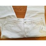 Style & Co . Bright White Curvy Mid Rise Tummy Control Skinny Leg Jeans 18Short Photo 4