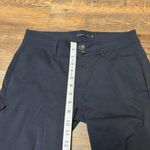 prAna  Halle Straight Pant Womens 8 Charcoal Roll Tab Low Rise Stretch Hiking Photo 5