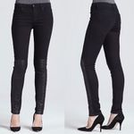 joe's jeans New Joe’s Corah Quilted Leather Panel Skinny Jeans Size 32 Photo 1