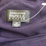 Adrianna Papell  Purple Ruffle Cocktail Dress Photo 6