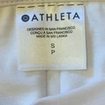 Athleta  short sleeve shirt Small White high low hem detail seam sleeve soft Photo 1