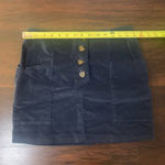 Urban Outfitters BDG  blue velvet mini skirt size M Photo 6