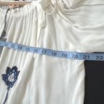 NWT Grand & Greene Embroidered Off Shoulder Peasant Top Bohemian Blouse M White Size M Photo 9