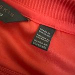 Danskin  | Coral Orange Ribbed Cropped Athletic Workout Pullover Sweatshirt, XL Photo 8