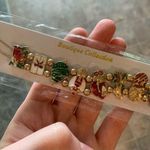 NEW Boutique Collection Christmas Holiday Bracelet // Gold, Green, Red Gold Photo 4