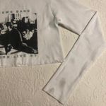 Brandy Melville  Graphic Long Sleeve Crop Top Photo 7