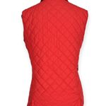 Peter Millar | Small | Women's Red Quilted Lightweight Rainbow Plaid Lined Vest Photo 10