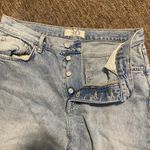 Free People We the free high waisted Distressed Light Blue Jeans size 30 Y2K baggy Photo 6