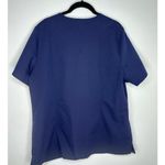 FIGS  Technical Collection Casma Three Pocket Scrub Top Size XL Navy Blue Nurse Photo 2
