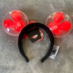 Disney Parks Light Up Red Mickey Mouse Balloon Ears Headband Best Day Ever 2021 Photo 0