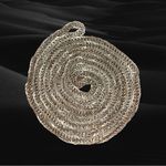 Huge 6 Ft Vintage Guatemalan Solid Silver Marriage Wedding Wrap Necklace Photo 3