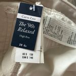 Abercrombie & Fitch NWT 90s Relaxed Curvy Love High Rise Faux Leather Applique 6 Photo 7