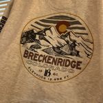 Blue 84 Cropped Heather Gray Breckenridge Colorado Sweatshirt Photo 5